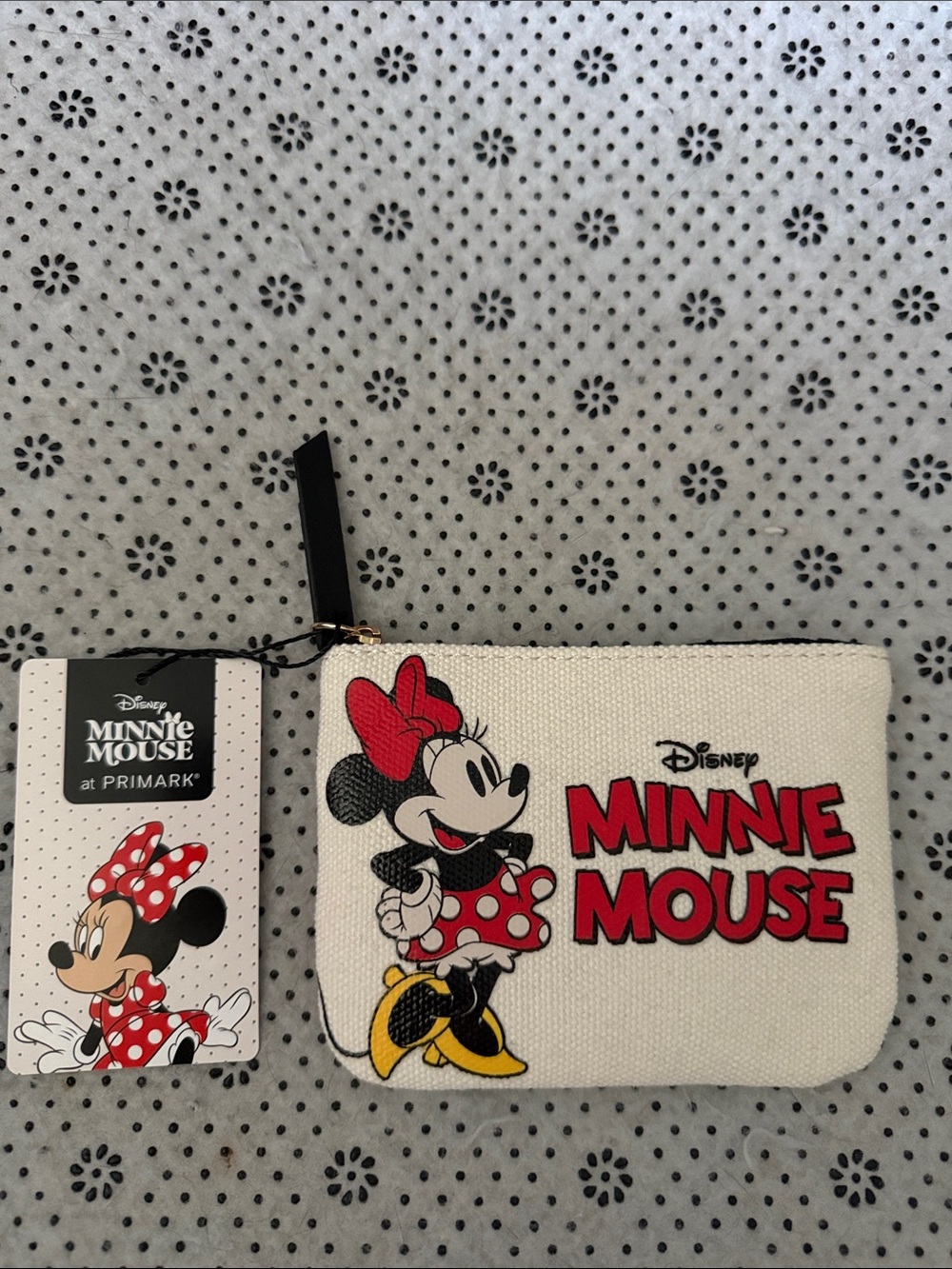 Disney Minnie Mouse Coin Purse in Cream, Red and Yellow